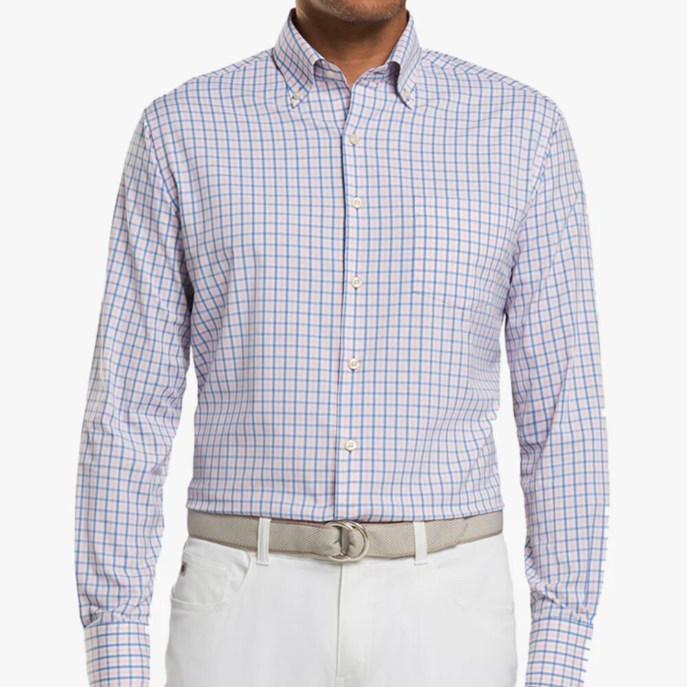 Mens NWT Crown Sport Men’s Naylor Performance Sport Shirt, Size M